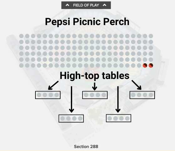 Pepsi Picnic Perch Seating Chart Example