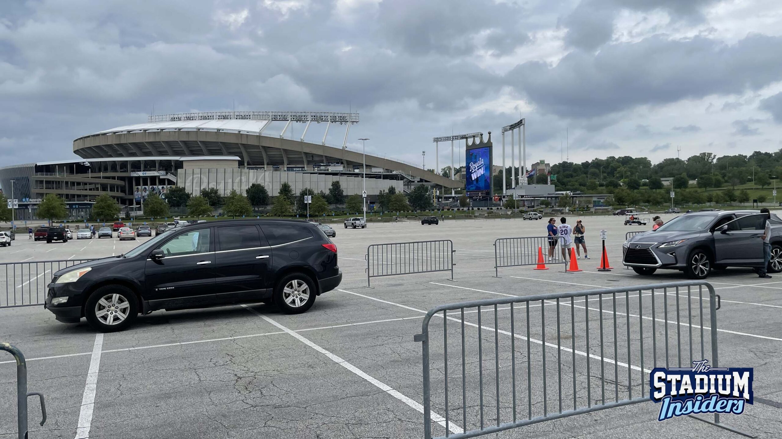 Kauffman Rideshare Pickup Area Lot A