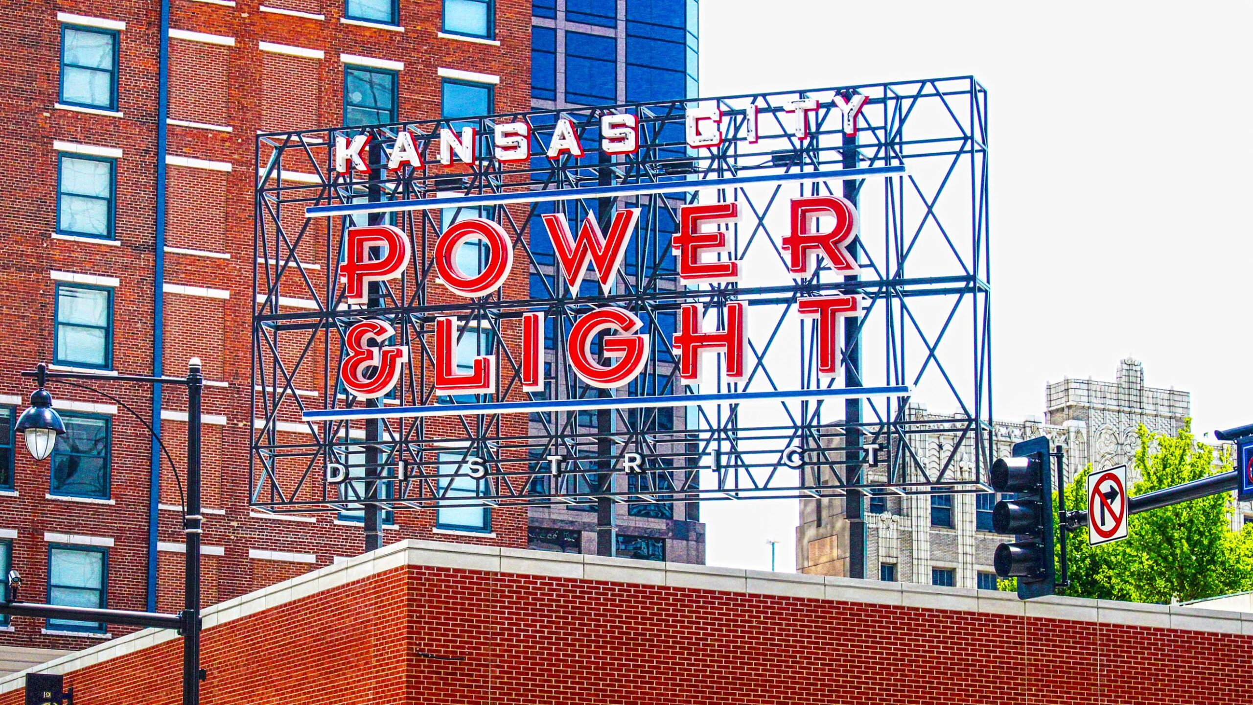 Power and Light District Sign