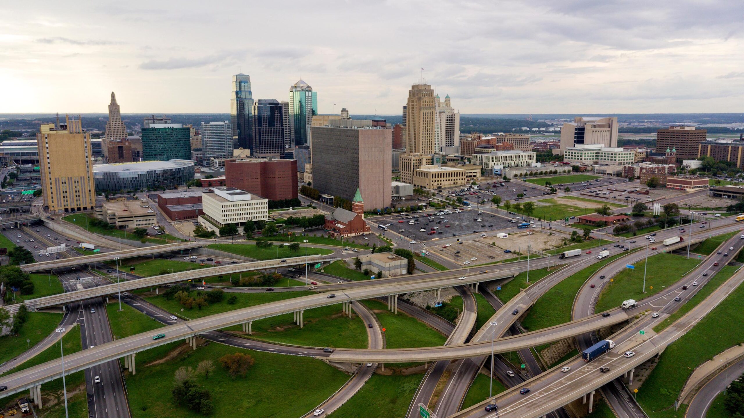 Highways leading to Kansas City