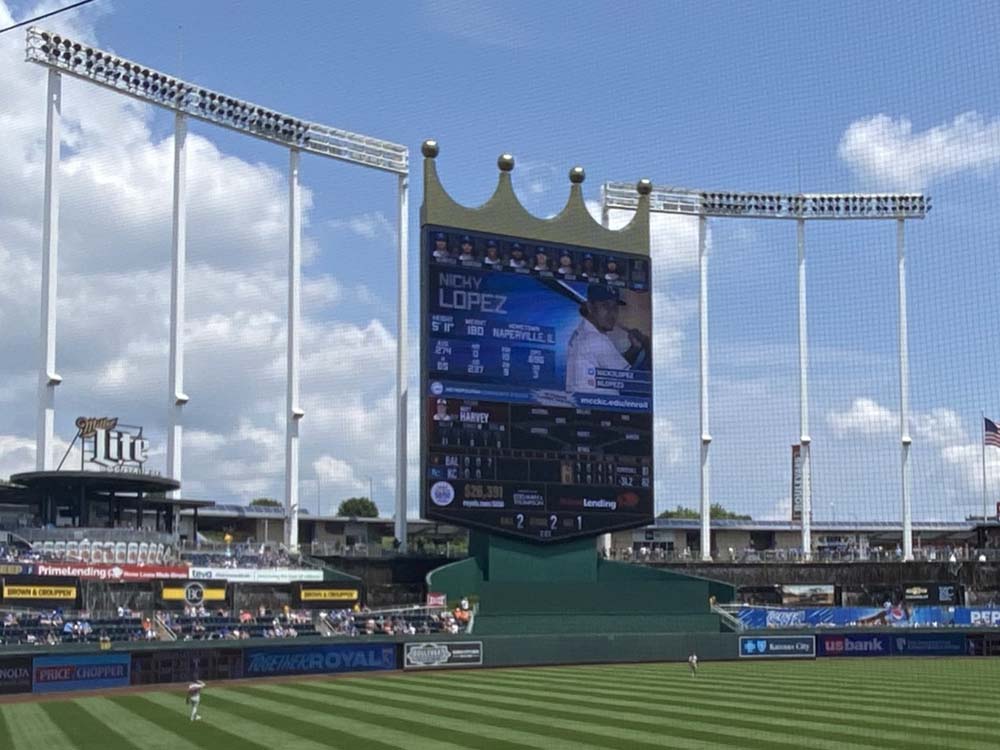 Kauffman Stadium Kansas City Roy