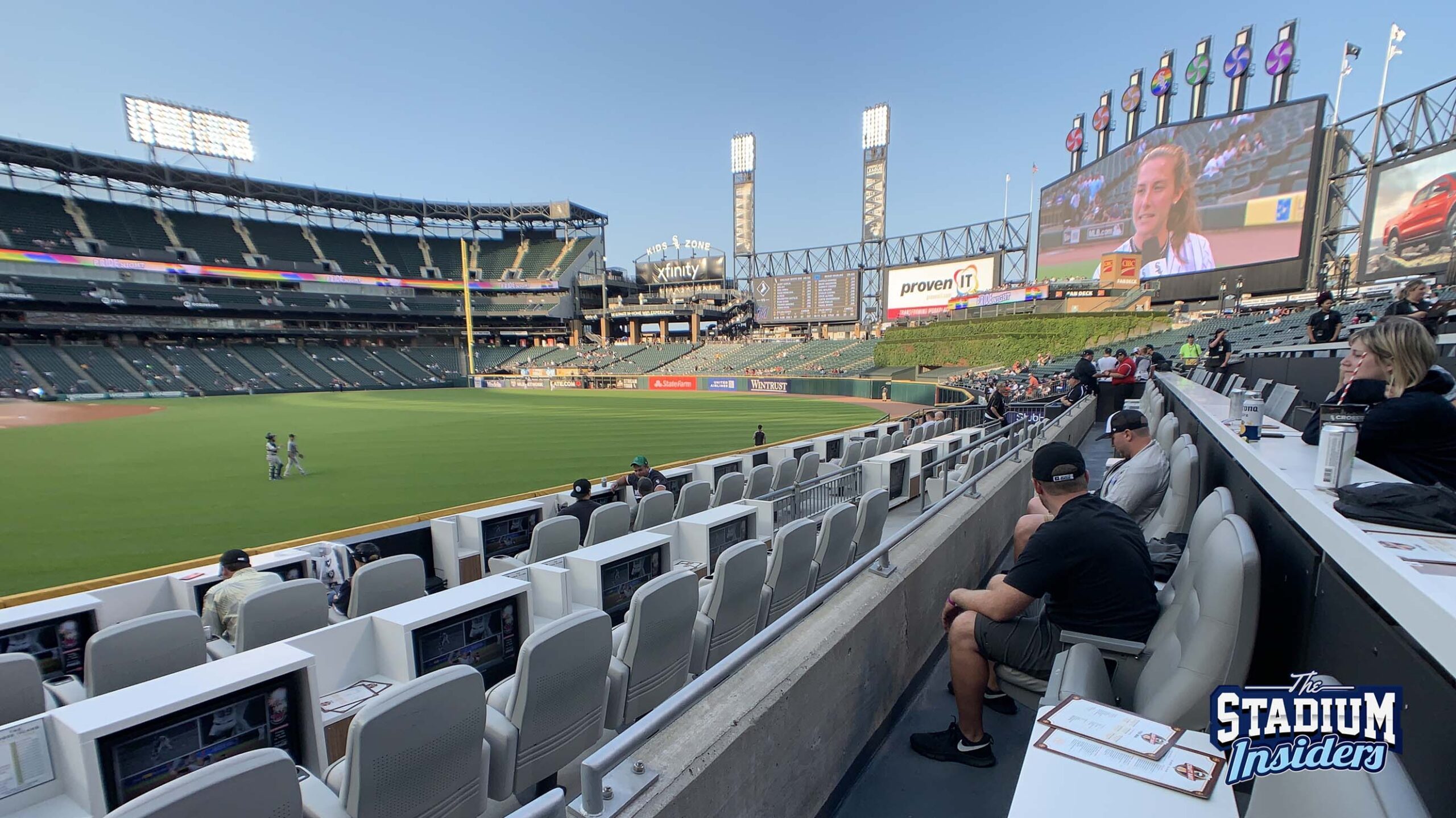 Miller Lite Landing Row 5 seating at Guaranteed Rate Field