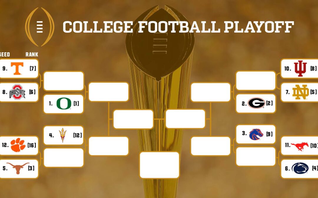 Start your (travel) engines — the NCAA football playoffs are here!