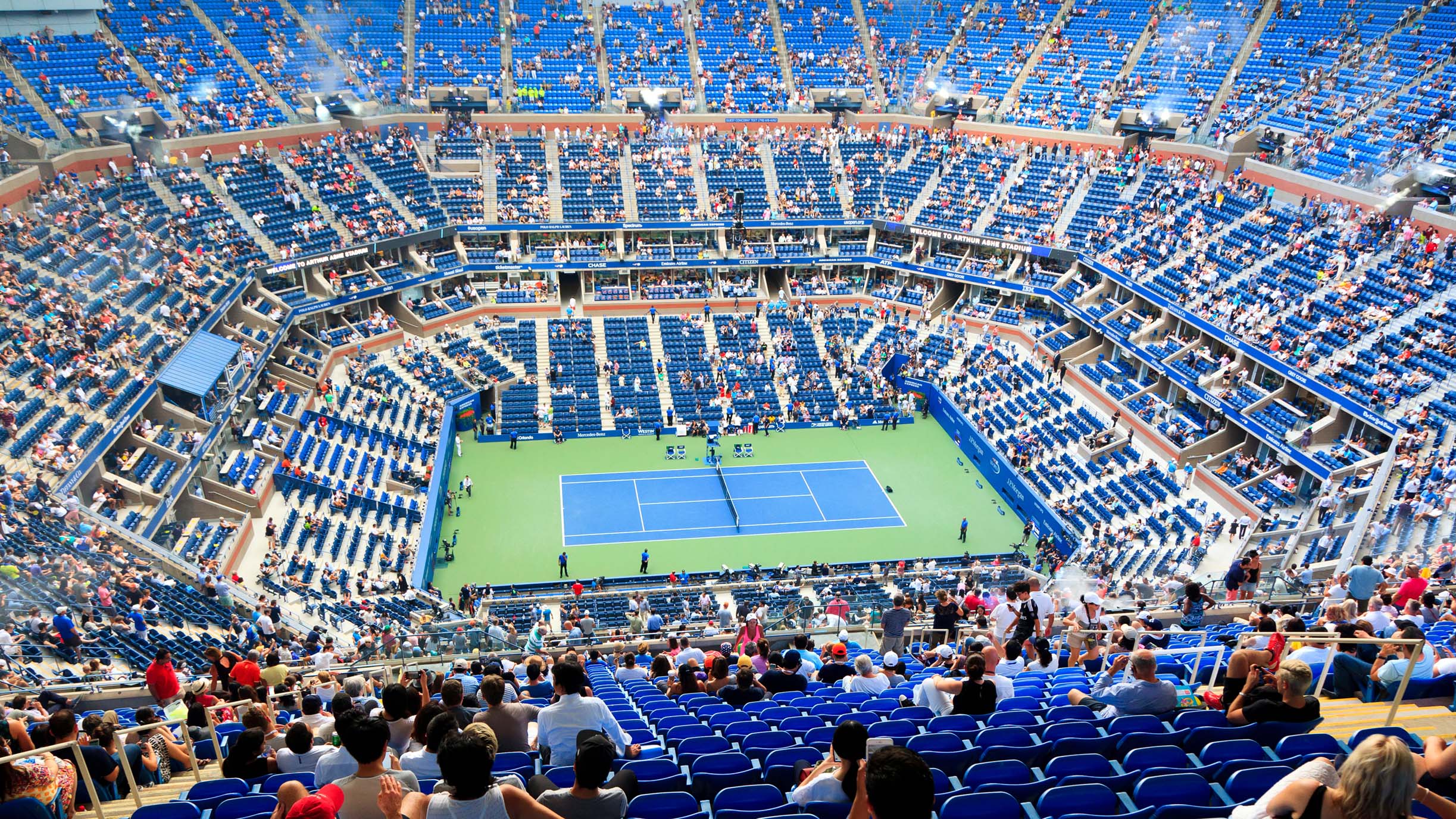 Inside Of USTA Billie Jean King National Tennis Center